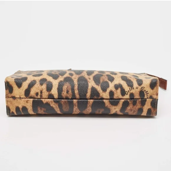 Dolce & Gabbana Leopard Print Clutch Wristlet - Picture 6 of 12